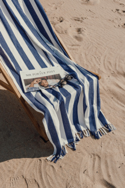 Logo trade corporate gift photo of: VINGA Ornos GRS recycled cotton hammam towel